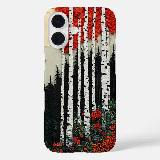 Fantasiest berkene bos Case-Mate iPhone case (Achterkant)