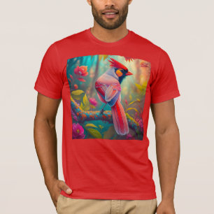 Fantasiest Vogel Mannelijke Kardinaal T-shirt