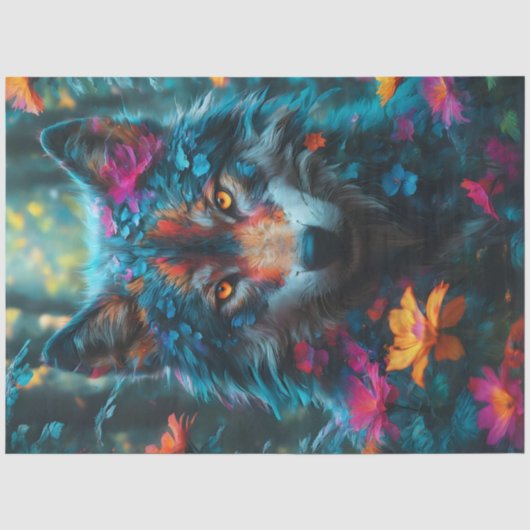 Fantasiest Wolf Tissuepapier (Voorkant)