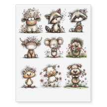 Fantasievolle lente dieren