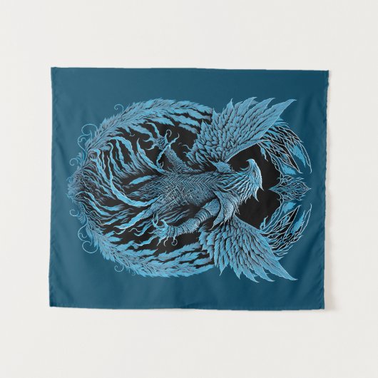 fantasiewezen | Middeleeuwse arend Wandkleed (Voorkant (horizontaal))