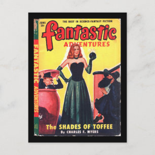 Fantastic Adventures v12 n06 (jun 1950)_Pulp Art Briefkaart