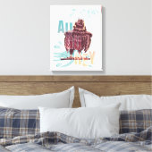 Fantastic Beasts Augurey Canvas Afdruk (Insitu (Slaapkamer))