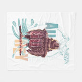 Fantastic Beasts Augurey Fleece Deken (Voorkant (Horizontaal))