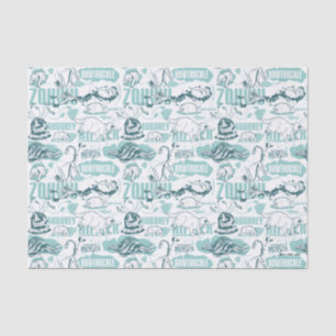 Fantastic Beasts Blue Pattern Tissuepapier