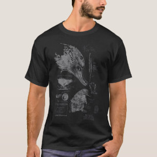 Fantastic Beasts Niffler Textbook Poster T-shirt