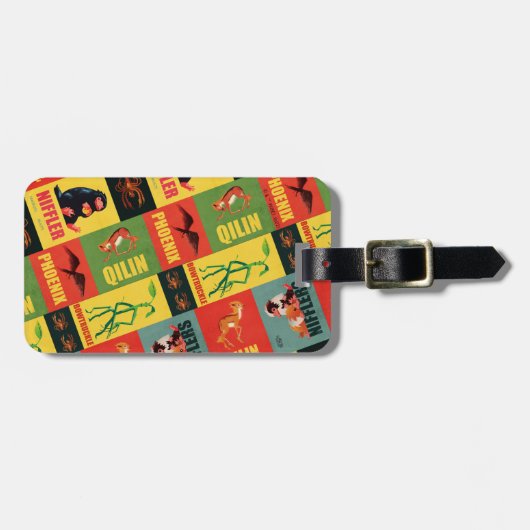 Fantastic Beasts Pattern Bagagelabel (Voorkant horizontaal)