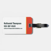 Fantastic Beasts  Pattern Bagagelabel (Achterkant horizontaal)