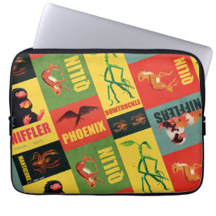 Fantastic Beasts Pattern Laptop Sleeve