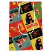 Fantastic Beasts Pattern Medium Cadeauzakje (Achterkant)