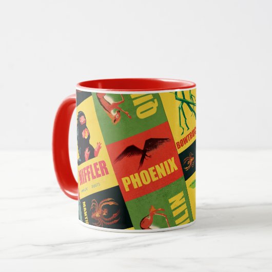 Fantastic Beasts Pattern Mok (Voorkant links)