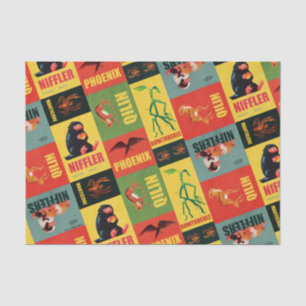 Fantastic Beasts Pattern Tissuepapier