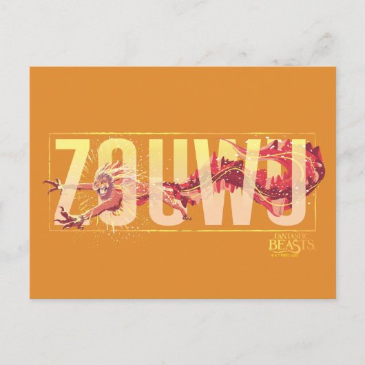 Fantastic Beasts Zouwu Briefkaart (Voorkant)
