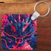 Fantastic Blossom Fury Dragon Sleutelhanger (Achterkant)