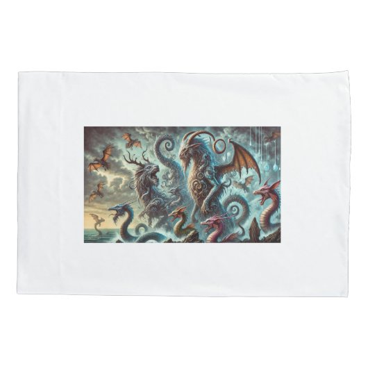 Fantastic Creature Gathering Kussensloop (Achterkant)