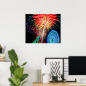 Fantastic Fireworks Poster (Bureau à domicile)