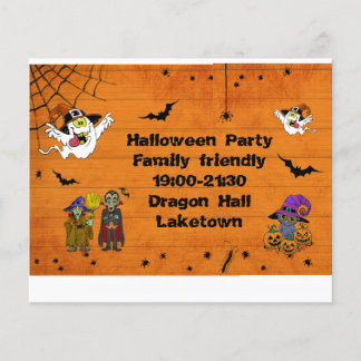 Fantastic Halloween nodigt kinderen uit op feestje Flyer