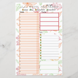 Fantastic Herfst Schedule Day Viewer Planner Inser