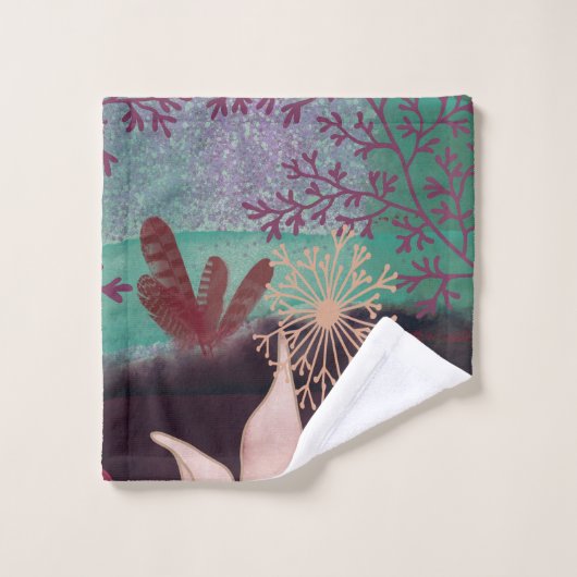 Fantastic landscape (Gant de toilette)