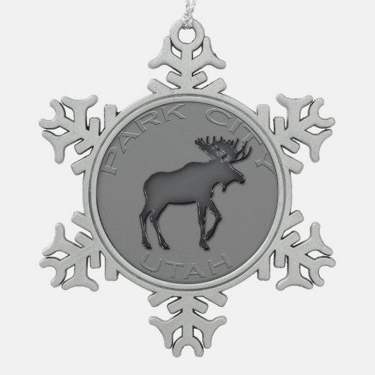 Fantastic Park City Snowflake Ornament (Voorkant)