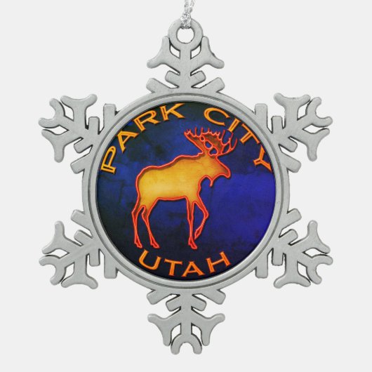 Fantastic Park City Snowflake Ornament (Voorkant)
