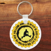 Fantastic Rollerblading Seal Sleutelhanger (Voorkant)