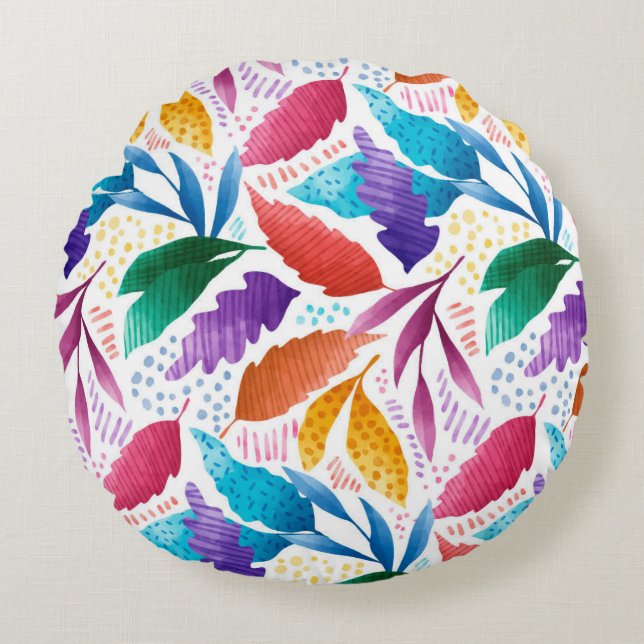 Fantastic Round Pillow Rond Kussen (Voorkant)
