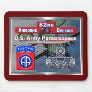 Fantastieke Master Jump Wings 82e Luchtlandingsdiv Muismat