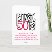 Fantastique à 50 cartes (Dos)