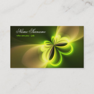 fantastique abstraction conception carte de visite
