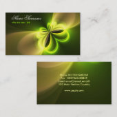 fantastique abstraction conception carte de visite (Devant / Derrière)