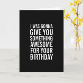 Fantastique Anniversaire Présente Drôle Carte De V (Fleur jaune)