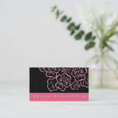 Fantastique Carte de visite rose Rose (Debout devant)