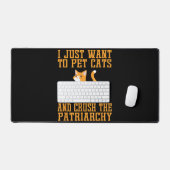 Fantastique chats et broyer le T-shirt Patriarcat (Clavier et souris)