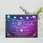 Fantastique Cinquante Surprise Invitation de fête  (Debout devant)