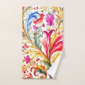 Fantastique design florentin Feuilles (Serviette à main)