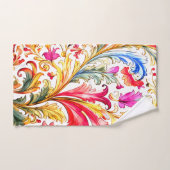 Fantastique design florentin Feuilles (Serviette à main)