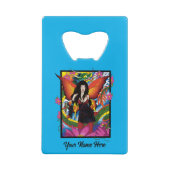 Fantastique Dragon Fée Gothique Bleu Mystique (Dos)