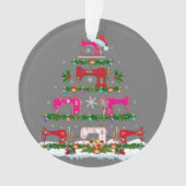 Fantastique éclairage de Noël Machine à coudre Arb (devant)