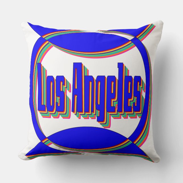 Fantastique Los Angeles 2 Coussin (Recto)