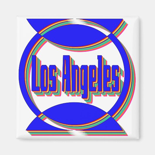 Fantastique Los Angeles 2 Magnet (Devant)