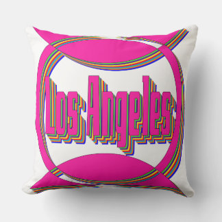 Fantastique Los Angeles 3 Coussin