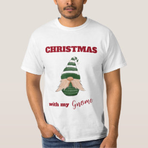 Fantastique Noël "Avec Mon Gnome" T-shirt Gnome