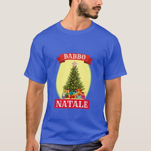 Fantastique nouveauté Noël BABBO NATALE T-shirt (Devant)