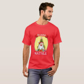 Fantastique nouveauté Noël BABBO NATALE T-shirt (Devant entier)