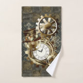 Fantastique Rusty et Gold Steampunk Art (Serviette à main)