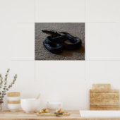 Fantastique serpent noir Awesome Reptile Poster (Cuisine)