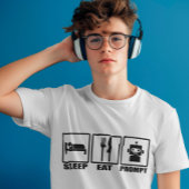 Fantastique T-shirt stimulant IA | Black White Rob