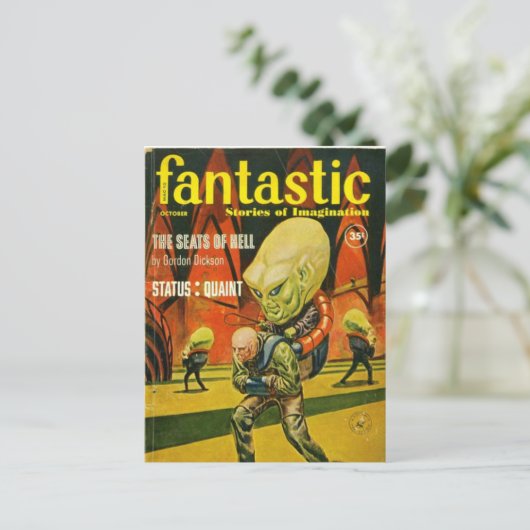 Fantastisch 4 briefkaart (Staand voorkant)