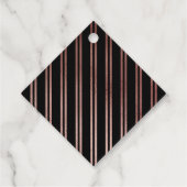 Fantastisch 50ste | Modern Elegant Roos Goud Verja Bedankjes Labels (Achterkant)